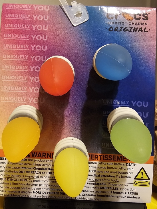 CROCS Other - LED Holiday Light Bulbs Authentic Crocs Jibbitz